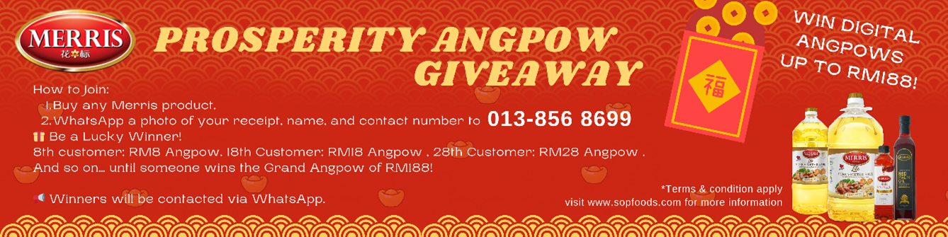 Merris Prosperity Angpao Giveaway